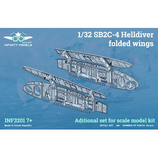 Infinity Models Zurüst-Set Flügelfaltmechanismus SB2C-4 Helldiver - 1:32
