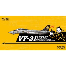 Great Wall Hobby  G.W.H. - Grumman F-14D Tomcat VF-31 "Sunset" Limited Edition - 1:72