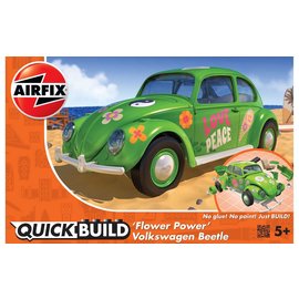 Airfix Airfix - Quick Build - 'Flower Power' Volkswagen Beetle