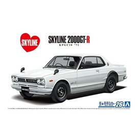 Aoshima Aoshima - Nissan KPGC110 Skyline HT2000 GT-R '71 - 1:24