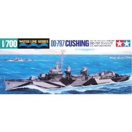 TAMIYA Tamiya - U.S. Zerstörer DD-797 Cushing - Waterline No. 907 - 1:700