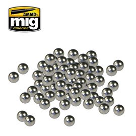 AMMO by MIG AMMO - rostfreie Farbmischkugeln / stainless steel paint mixers - 5mm / 70 - 80 Stck.