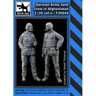 Black Dog German army tank crew in Afghanistan (2 fig.) - 1:35