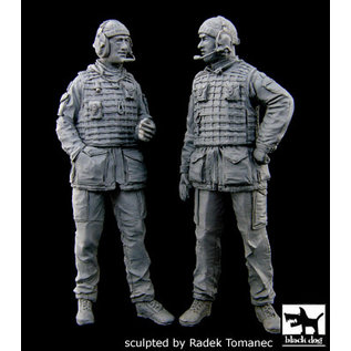 Black Dog German army tank crew in Afghanistan (2 fig.) - 1:35