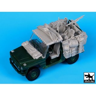 Black Dog Mercedes Wolf Afganistan accessories set - 1:35