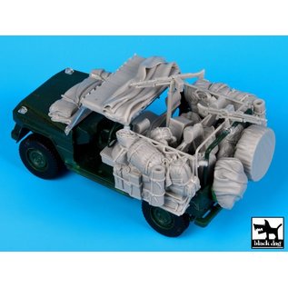 Black Dog Mercedes Wolf Afganistan accessories set - 1:35