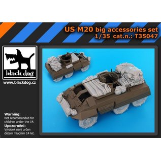 Black Dog US M20 big accessories set - 1:35