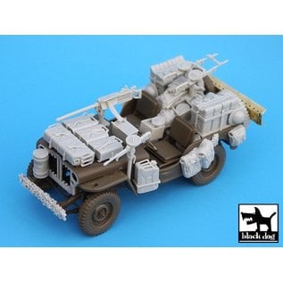 Black Dog British SAS Jeep north Africa 1942 - 1:35