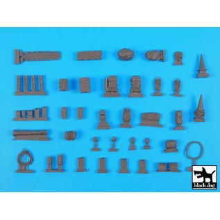 Black Dog US Modern equipment accessoris set - 1:35
