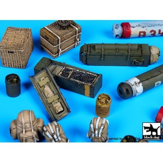 Black Dog British paratrooper equipment accessories set - 1:35