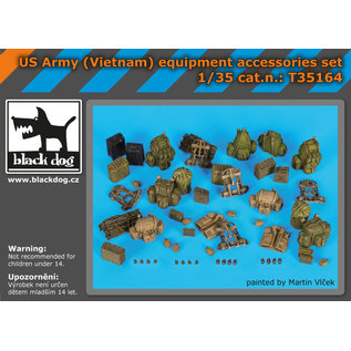 Black Dog US Army (Vietnam) equipment accessories set - 1:35