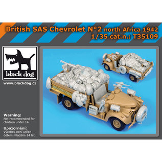 Black Dog British SAS Chevrolet No.2 North Africa 1942 - 1:35