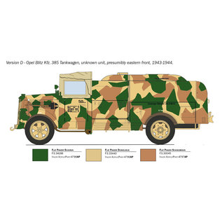 Italeri Kfz. 385 Opel Blitz Tankwagen - 1:48