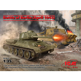 ICM ICM - Battle of Berlin (April 1945) - T-34-85/King Tiger - 1:35