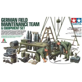 TAMIYA Dt. Feldwerkstatt mit Zubehör - 1:35