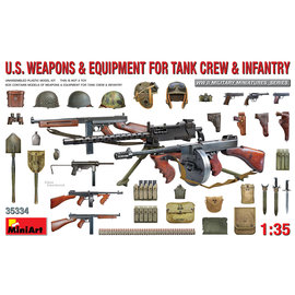 MiniArt MiniArt - U.S. Weapons & Equipment für Tank Crew & Infantry - 1:35