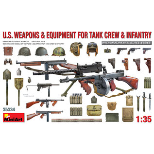 MiniArt U.S. Weapons & Equipment für Tank Crew & Infantry - 1:35
