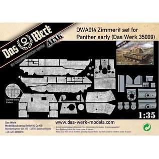 Das Werk Zimmerit-Set für Panther early (DW35009) - 1:35