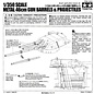 TAMIYA Detail-Up Parts 46cm Gun Barrels & Projectiles - 1:350