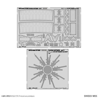 Zoukei-Mura A-1H Photo-Etched Fuselage and Engine Set - 1:32