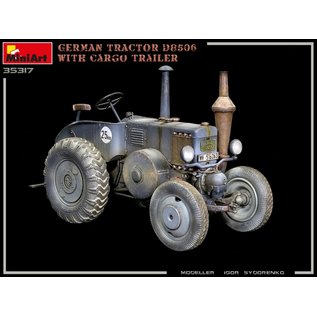 MiniArt German Tractor D8506 with Cargo Trailer - 1:35