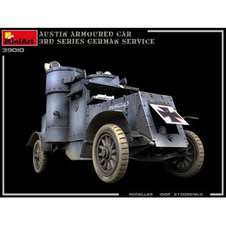 MiniArt Austin Armoured Car 3rd Series - German, Austro-Hungarian, Finnish Service w/Interieur - 1:35