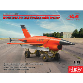 ICM ICM - ICM - Ryan BQM-34A (Q-2C) Firebee with trailer - 1:48