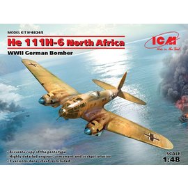 ICM ICM - Heinkel He 111H-6 North Africa  WWII German Bomber - 1:48