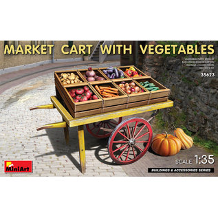 MiniArt Market Cart with Vegetables - 1:35