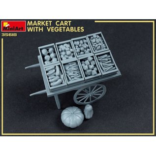 MiniArt Market Cart with Vegetables - 1:35