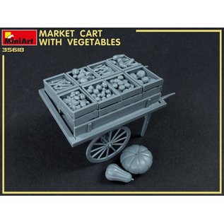 MiniArt Market Cart with Vegetables - 1:35