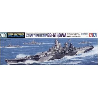 TAMIYA U.S. Schlachtschiff BB-61 Iowa - Waterline No. 616 - 1:700v