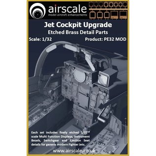 Airscale Jet Cockpit Upgrade - Etched Brass - 1:32