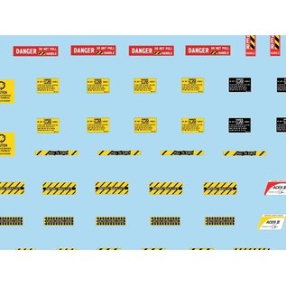 Airscale Modern Cockpit Dataplate & Warning Decals - 1:32