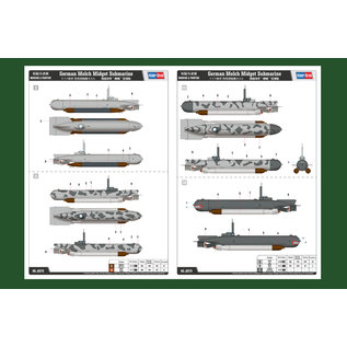 HobbyBoss dt. Kleinst-U-Boot "Molch" - 1:35