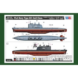 HobbyBoss PLA Navy Type 031 Golf-Class - 1:350