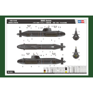 HobbyBoss brit. Atom-Unterseeboot HMS Astute - 1:700