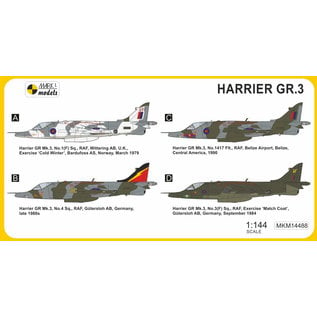 Mark I. Hawker Siddeley Harrier GR.3 - 1:144