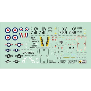 Mark I. Hawker Siddeley Harrier GR.1/AV-8A/AV-8C "First Generation" - 1:144