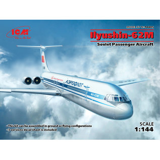 ICM Ilyushin-62M Soviet Passenger Aircraft - 1:144