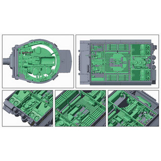 Ryefield Model PzKpfw. VI Tiger Ausf. E (early) - w/full Interior - 1:35