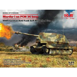 ICM ICM - Marder I on FCM 36 base WWII German Anti-Tank Self-Propelled Gun - 1:35