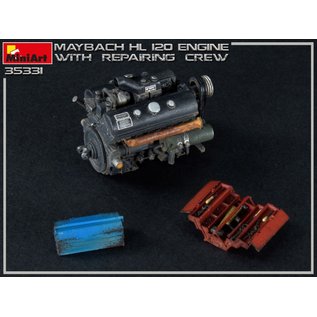 MiniArt Maybach HL120 Engine for Panzer III/IV Family with Repair Crew - 1:35