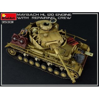 MiniArt Maybach HL120 Engine for Panzer III/IV Family with Repair Crew - 1:35