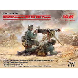 ICM ICM - WWII German MG08 MG Team - 1:35