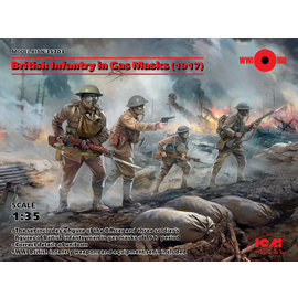 ICM ICM - British Infantry in Gas Masks (1917) - 1:35