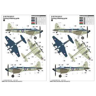 Trumpeter DeHavilland Sea Hornet NF.21 - 1:48