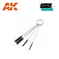 AK Interactive Fine Art Airbrush Cleaning Brush Set