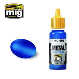 AMMO by MIG AMMO - Warhead Metallic Blue - Acrylic Color