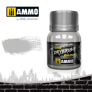 AMMO by MIG Drybrush Light Grey